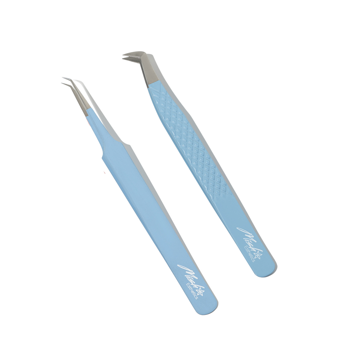 Sky Blue Duo, Flair and curved iso tweezers