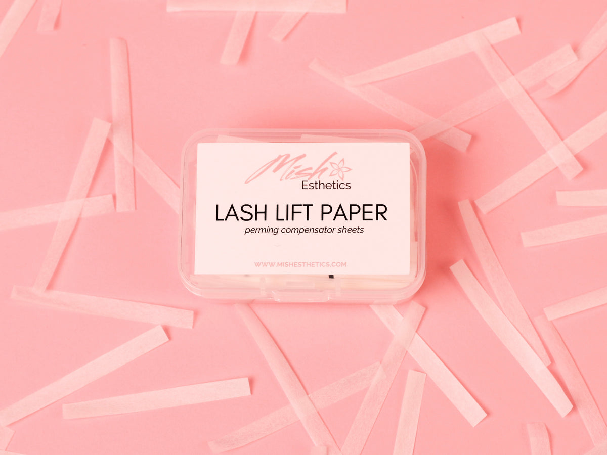 Lash Lift Perming Paper case with loose paper strips
