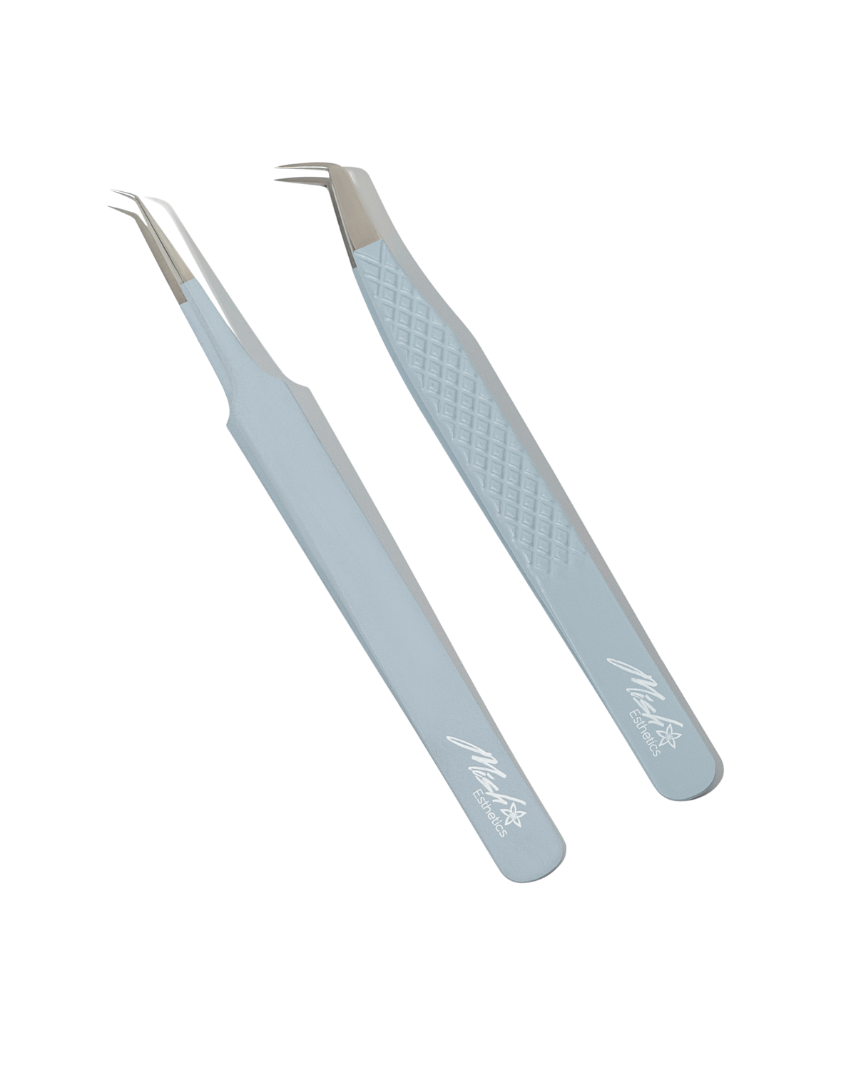 Steel Blue Duo, Brio and curved iso tweezers