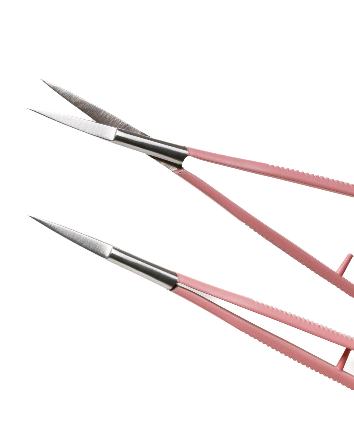 Precision Brow Scissors, close up of the curved blades