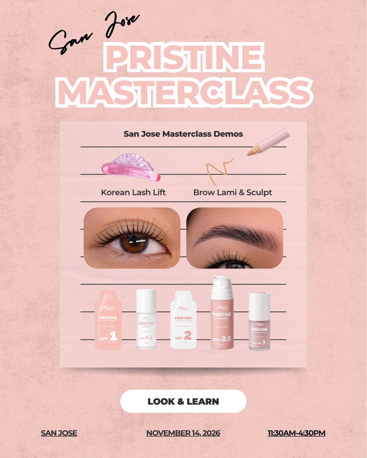 Pristine Korean Lash Lift + Brow Lamination Masterclass | SAN JOSE