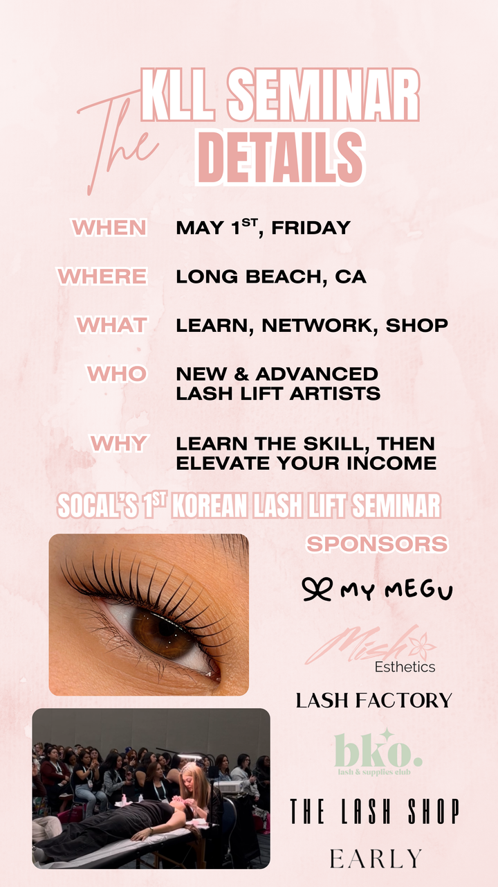 2026 Korean Lash Lift Seminar (sold out)
