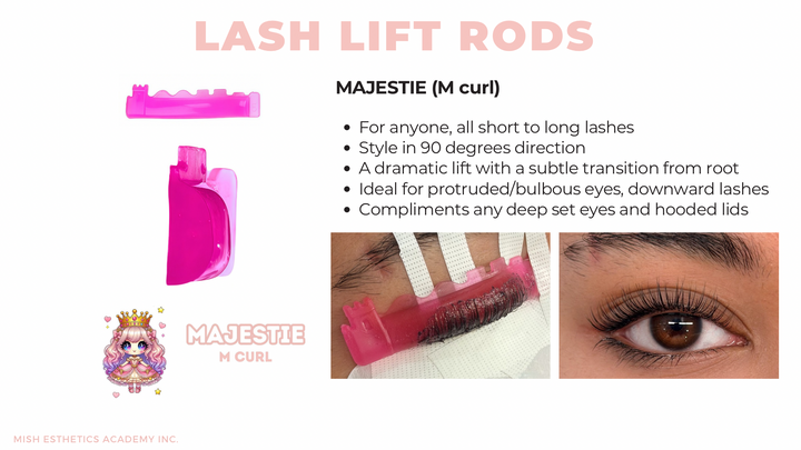 Majestie - M curl rod