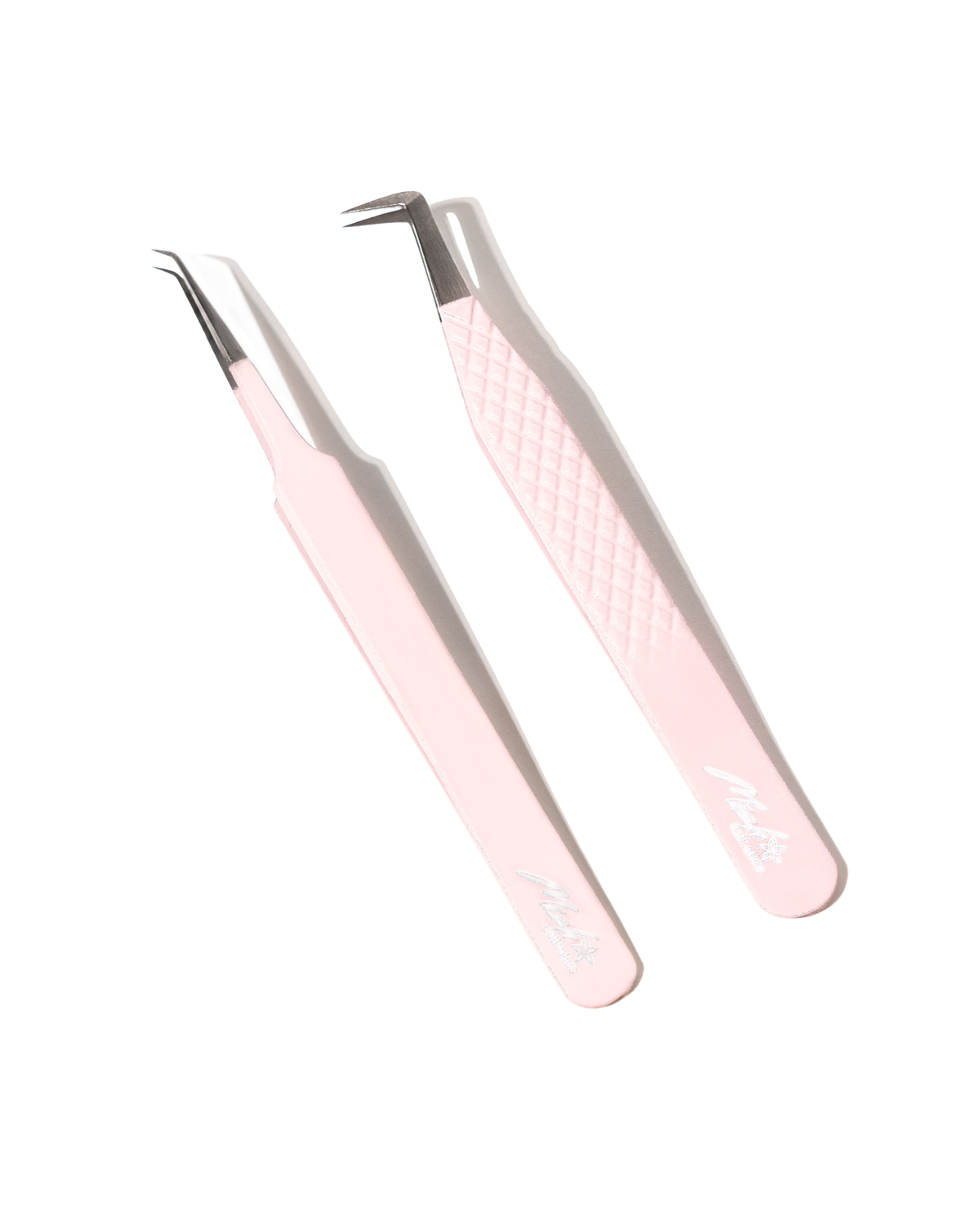 Petal Pink Duo, m.i.l.f. and curved iso tweezers