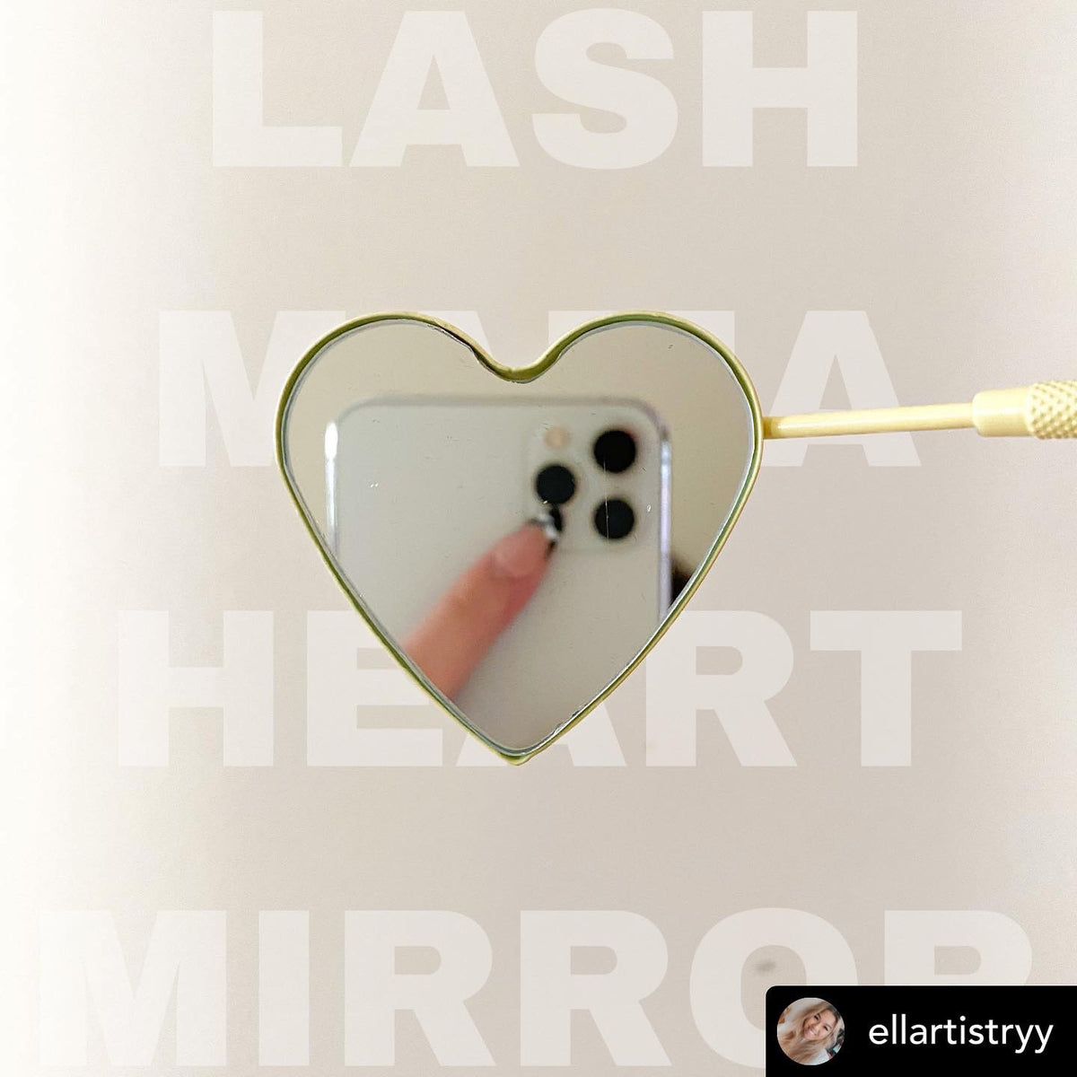Lash Mama Mirror reflective side