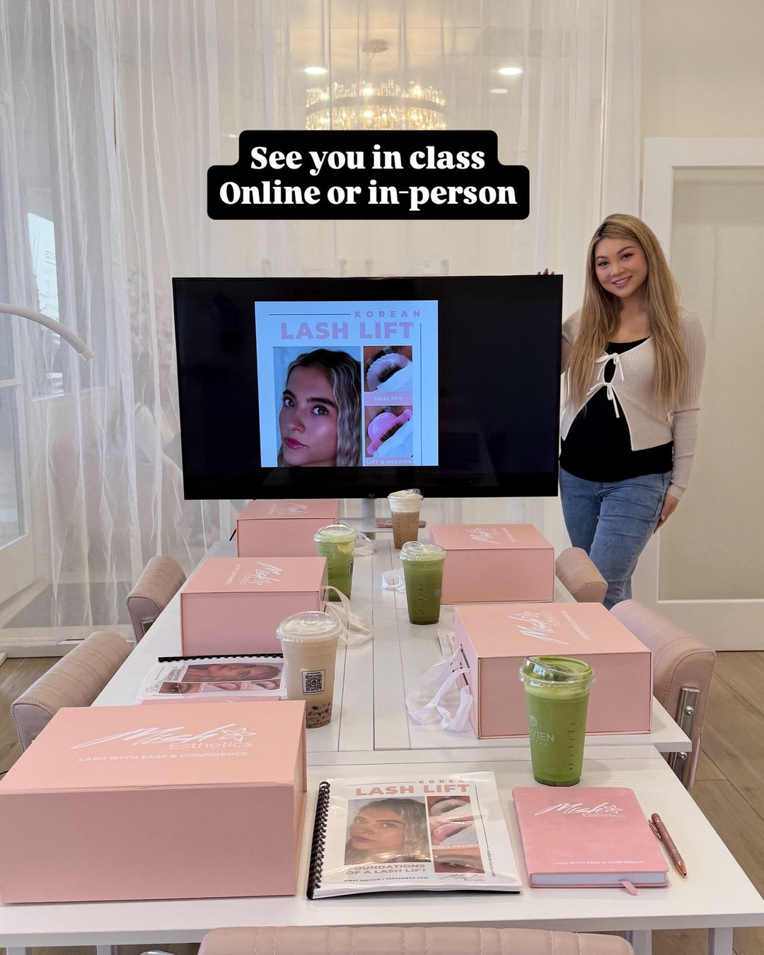 Korean Lash Lift In-Person Group Training (Orange County, CA) - Deposit Only