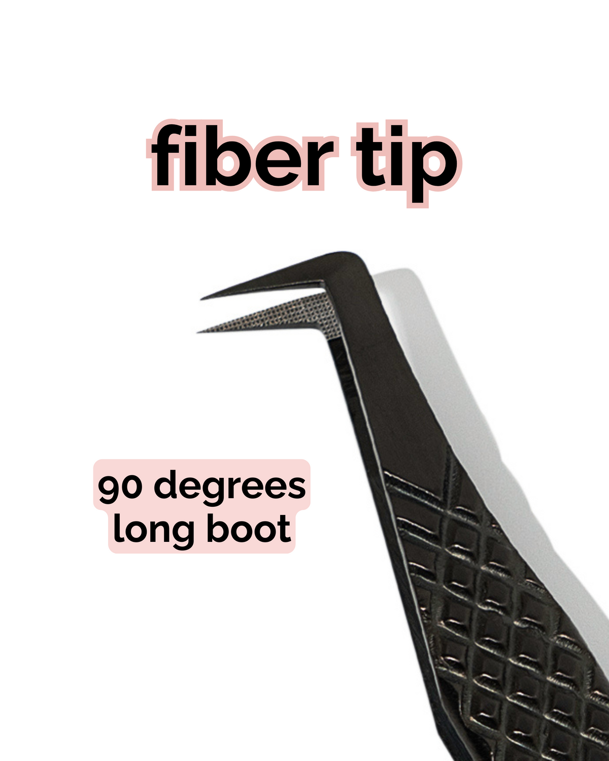 m.i.l.f. Fiber Tip Tweezer, 90 degree long boot lash tweezer