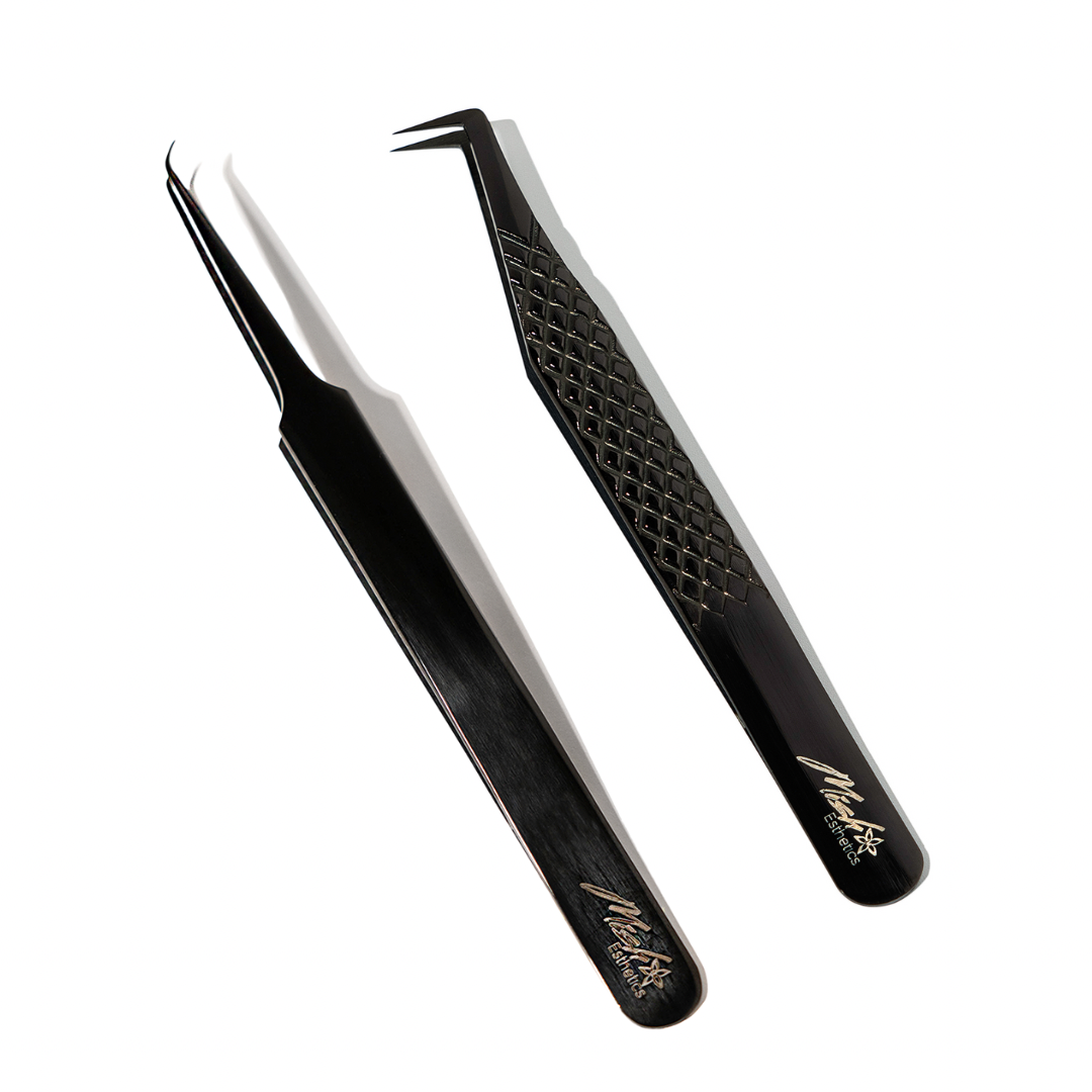 Plasma Black m.i.l.f Duo, m.i.l.f. and curved iso tweezers