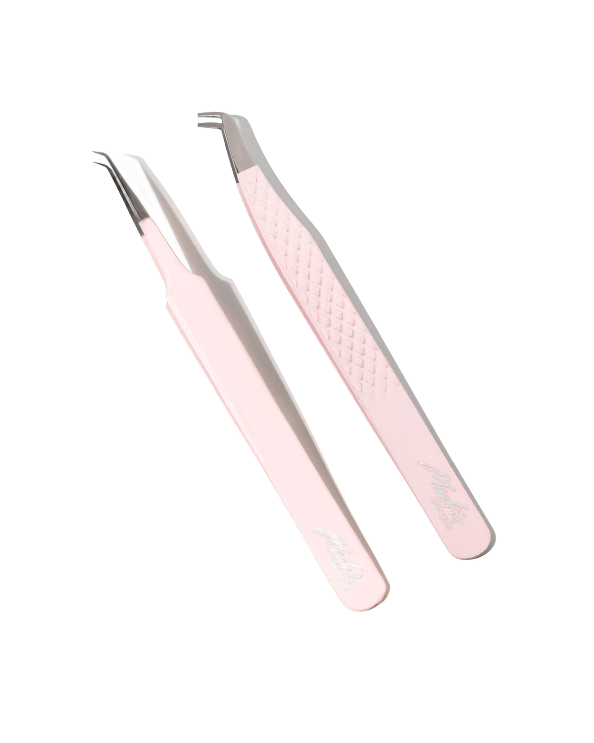 Petal Pink Duo, Brio and curved iso tweezers