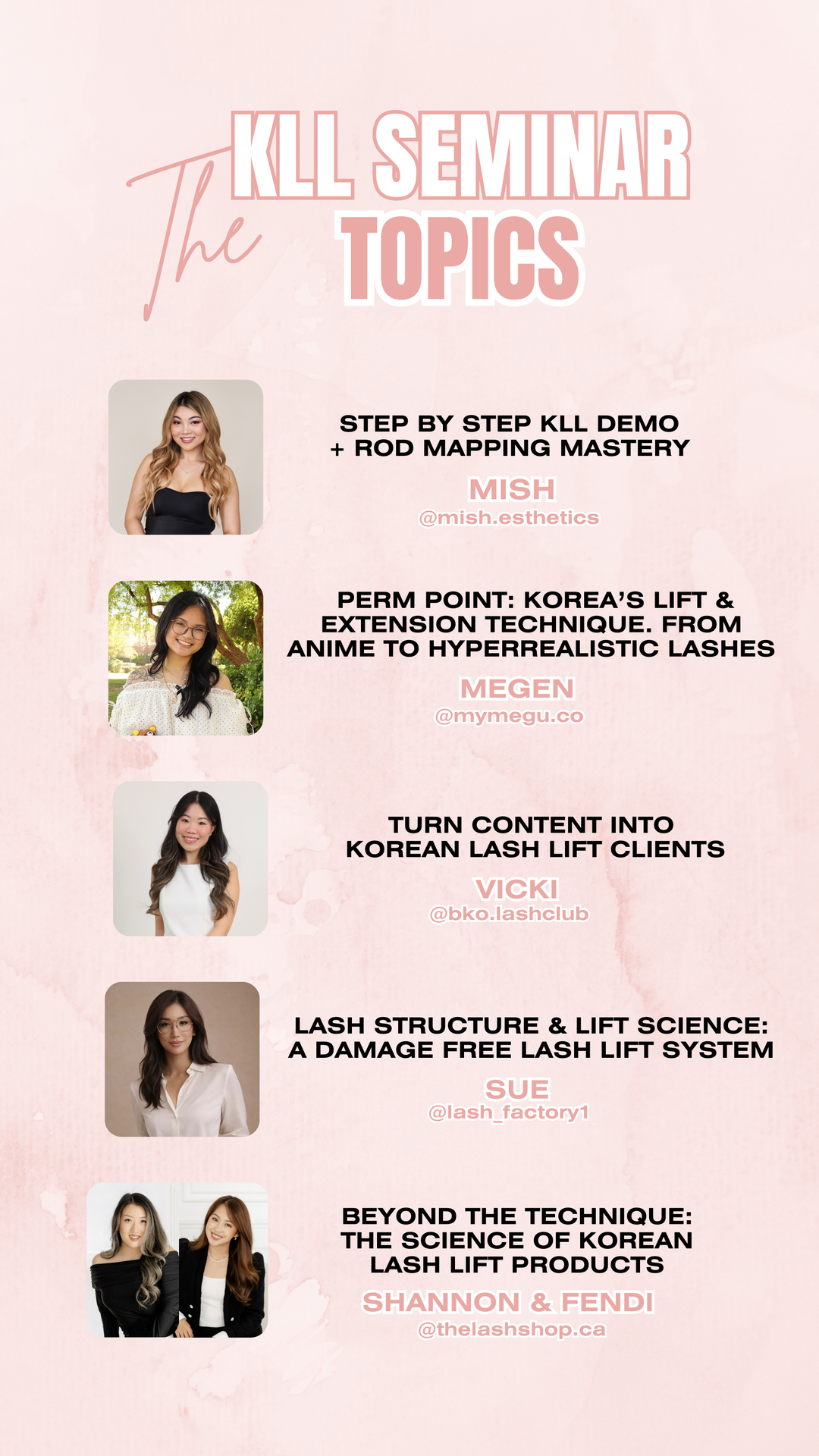 2026 Korean Lash Lift Seminar (sold out)