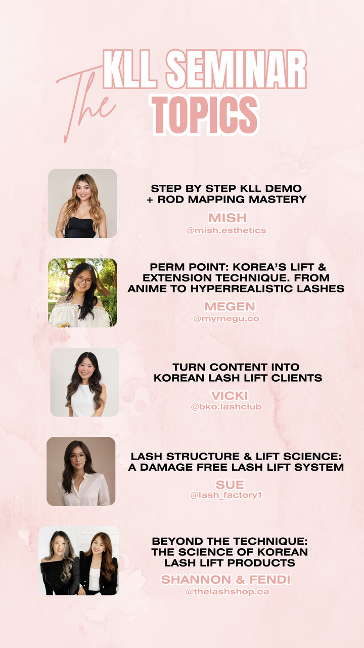 2026 Korean Lash Lift Seminar (sold out)