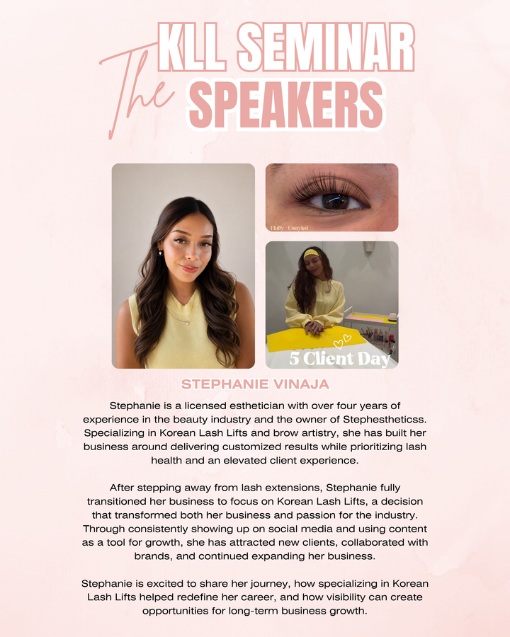 2026 Korean Lash Lift Seminar