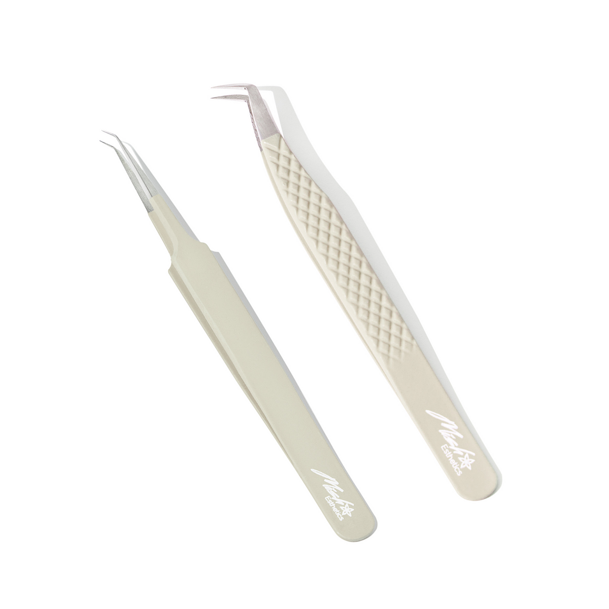 Creamer Beige Duo, Brio and curved iso tweezers