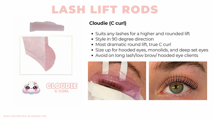 Cloudie - C curl rod