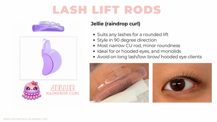 Jellie - raindrop curl rod