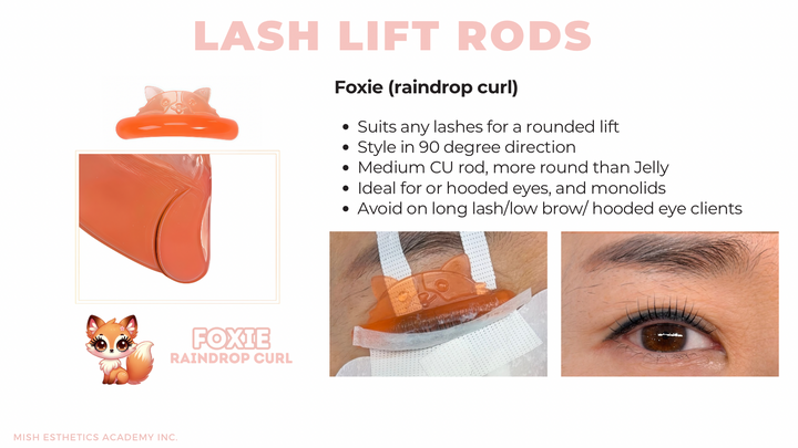 Foxie - raindrop curl rod
