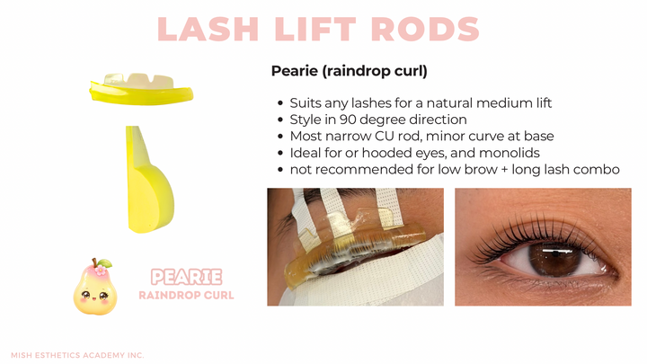 Pearie - raindrop curl rod