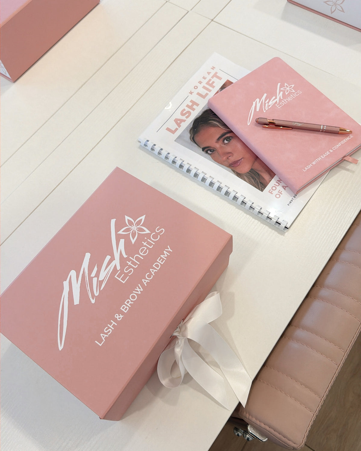 Korean Lash Lift Student Kit box and manual