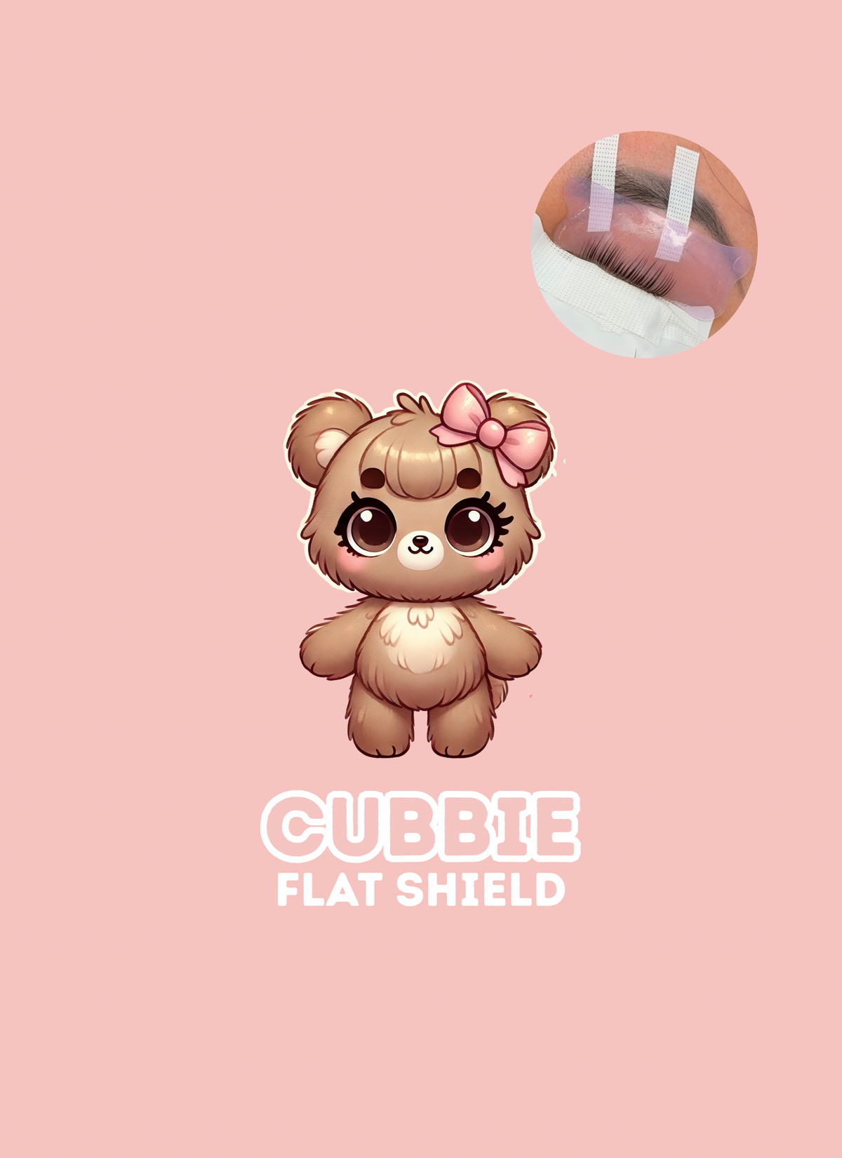 Cubbie Flat Shield packaging with its bear mascot
