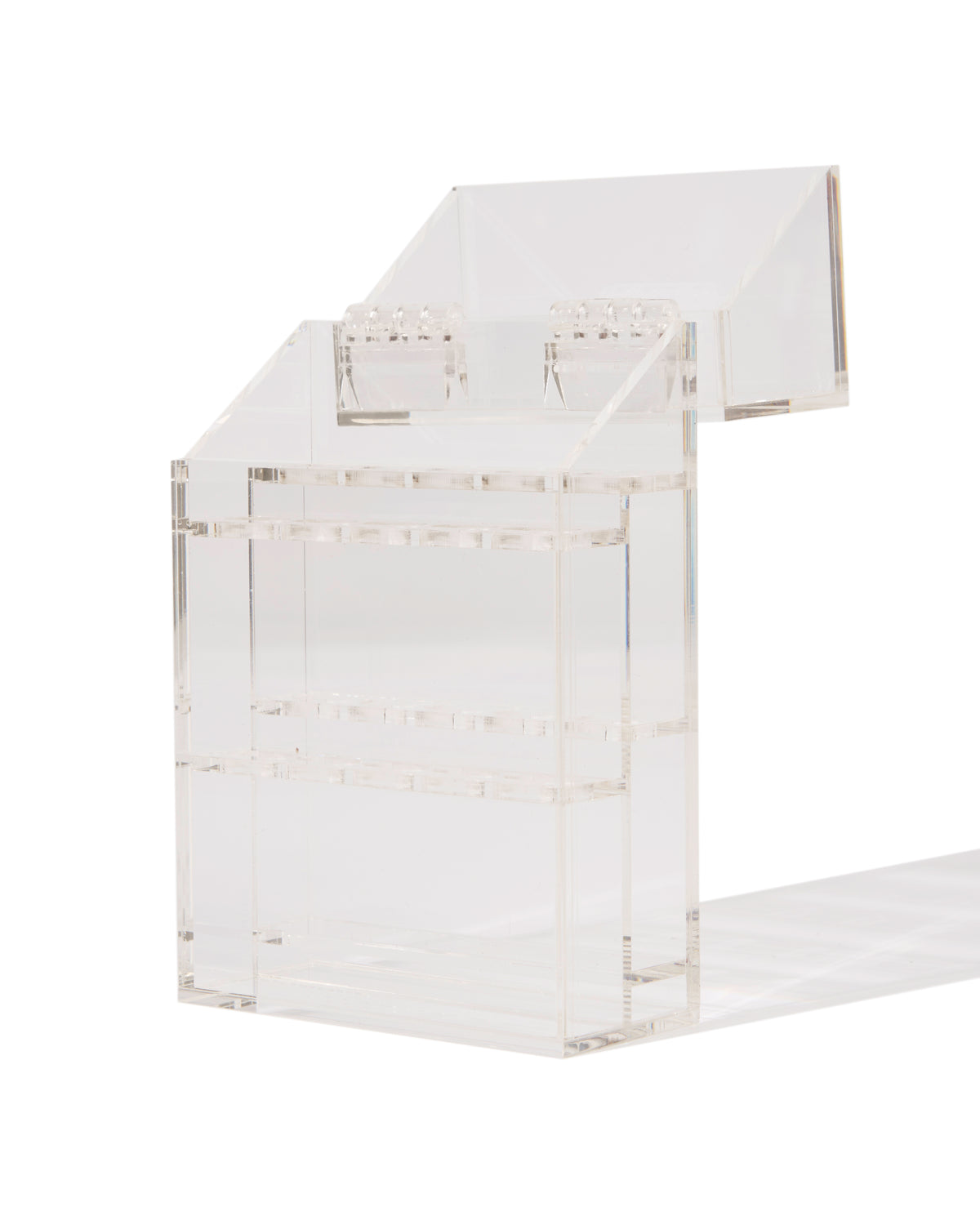 Empty 10-Tweezer Acrylic Crayola Case with lid