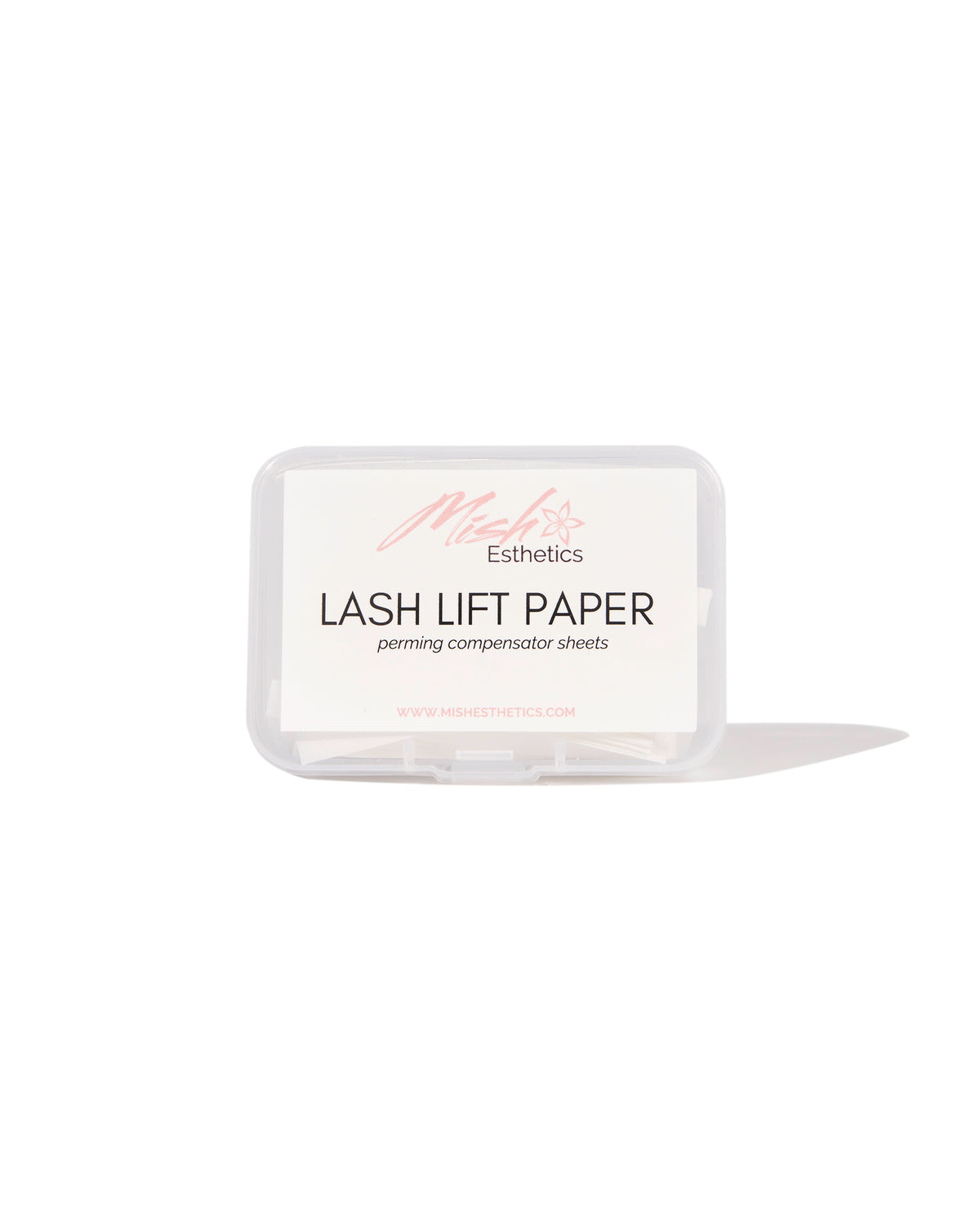 Lash Lift Perming Paper in its storage case