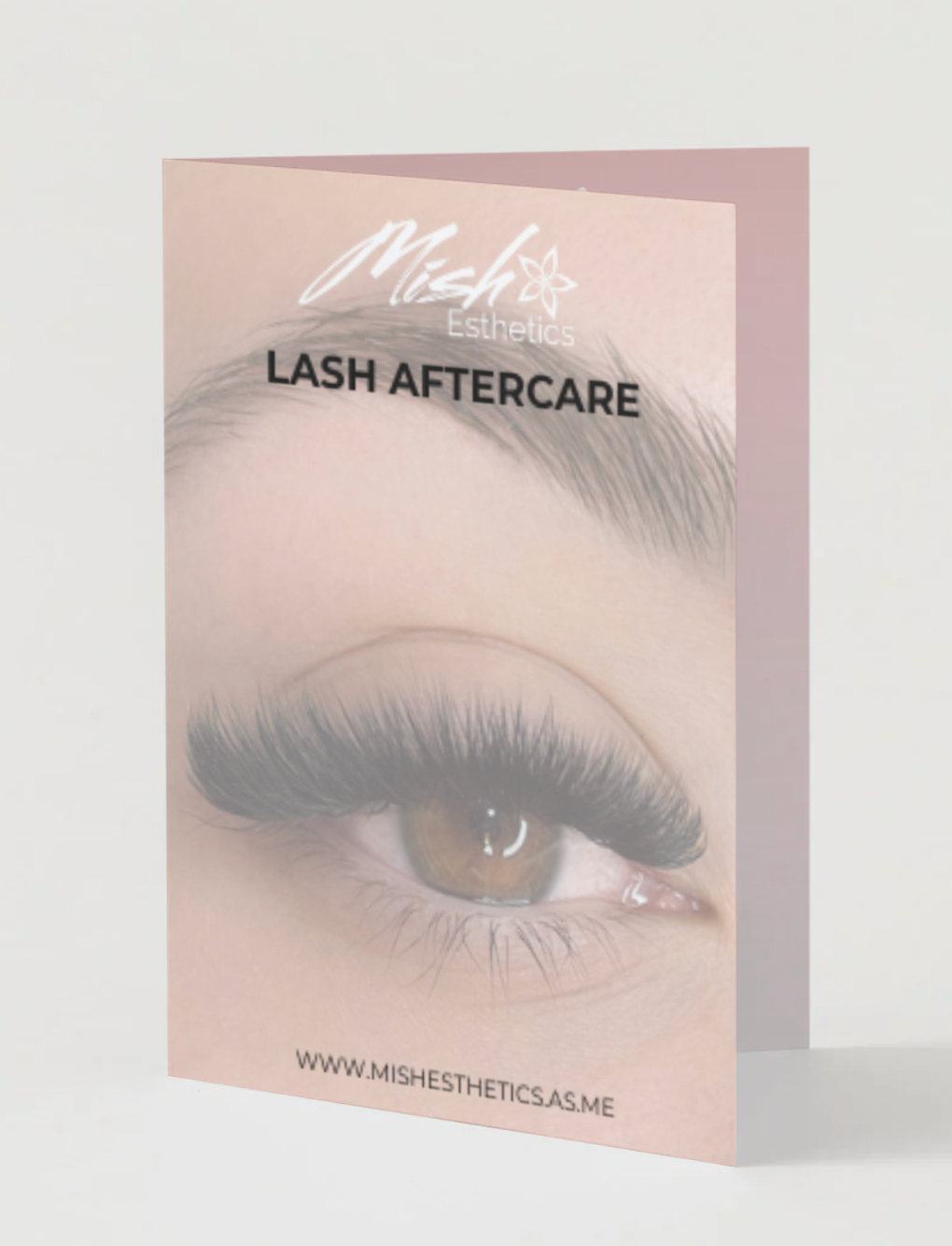 Lash Aftercare Template