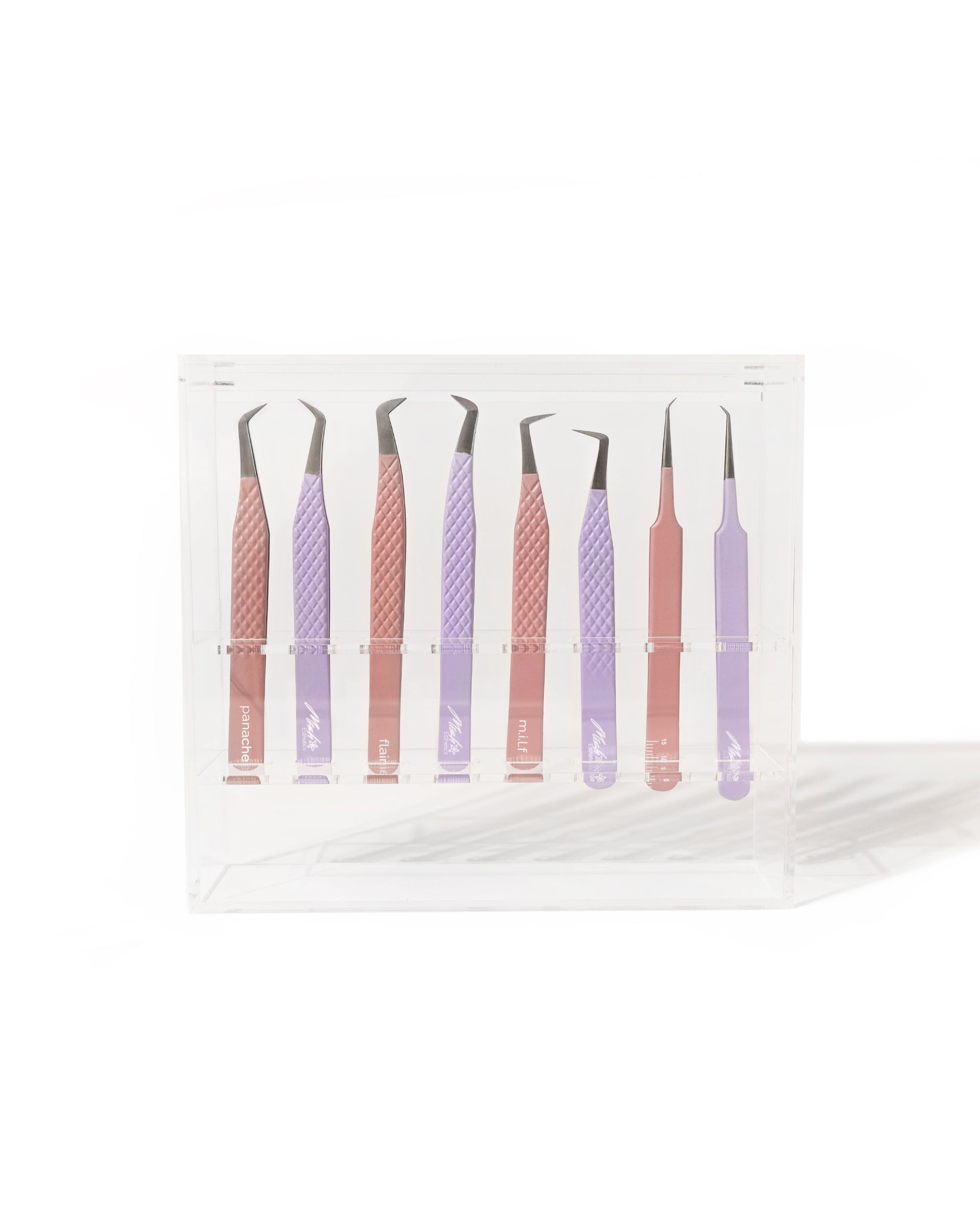 Acrylic Lash Tweezer Stand | Holds 8 Tweezers – Mish Esthetics