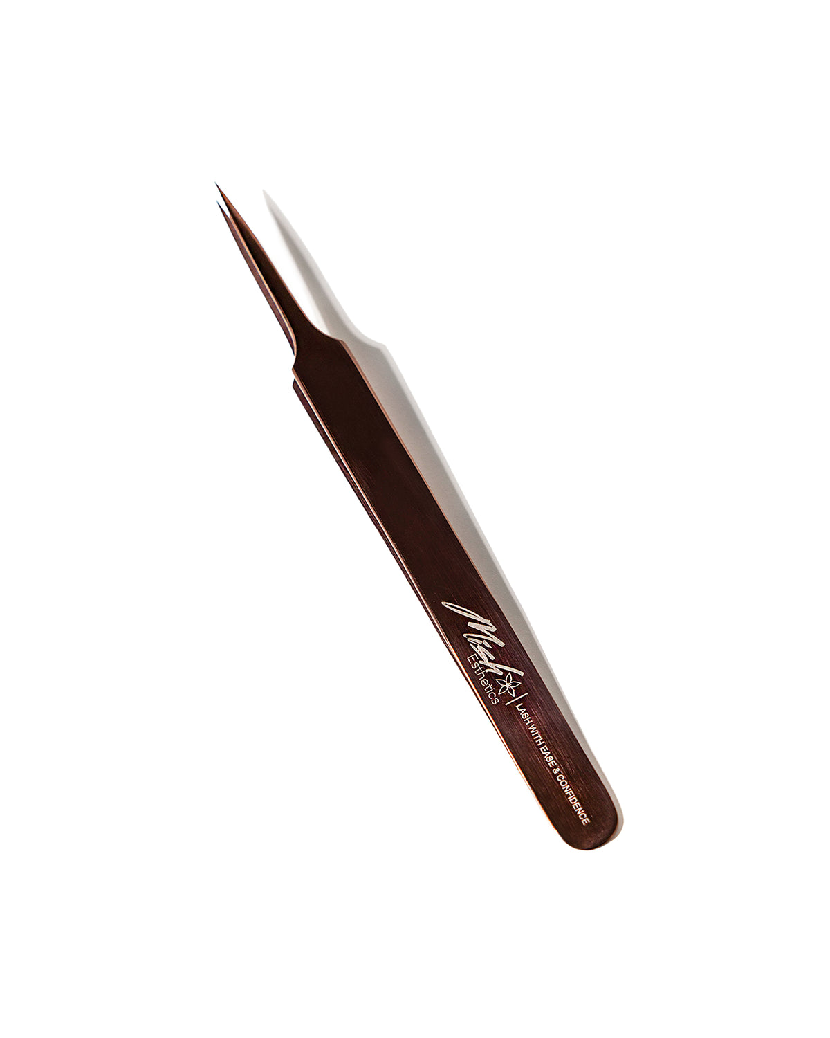 Straight Isolation Tweezer in Rose Gold