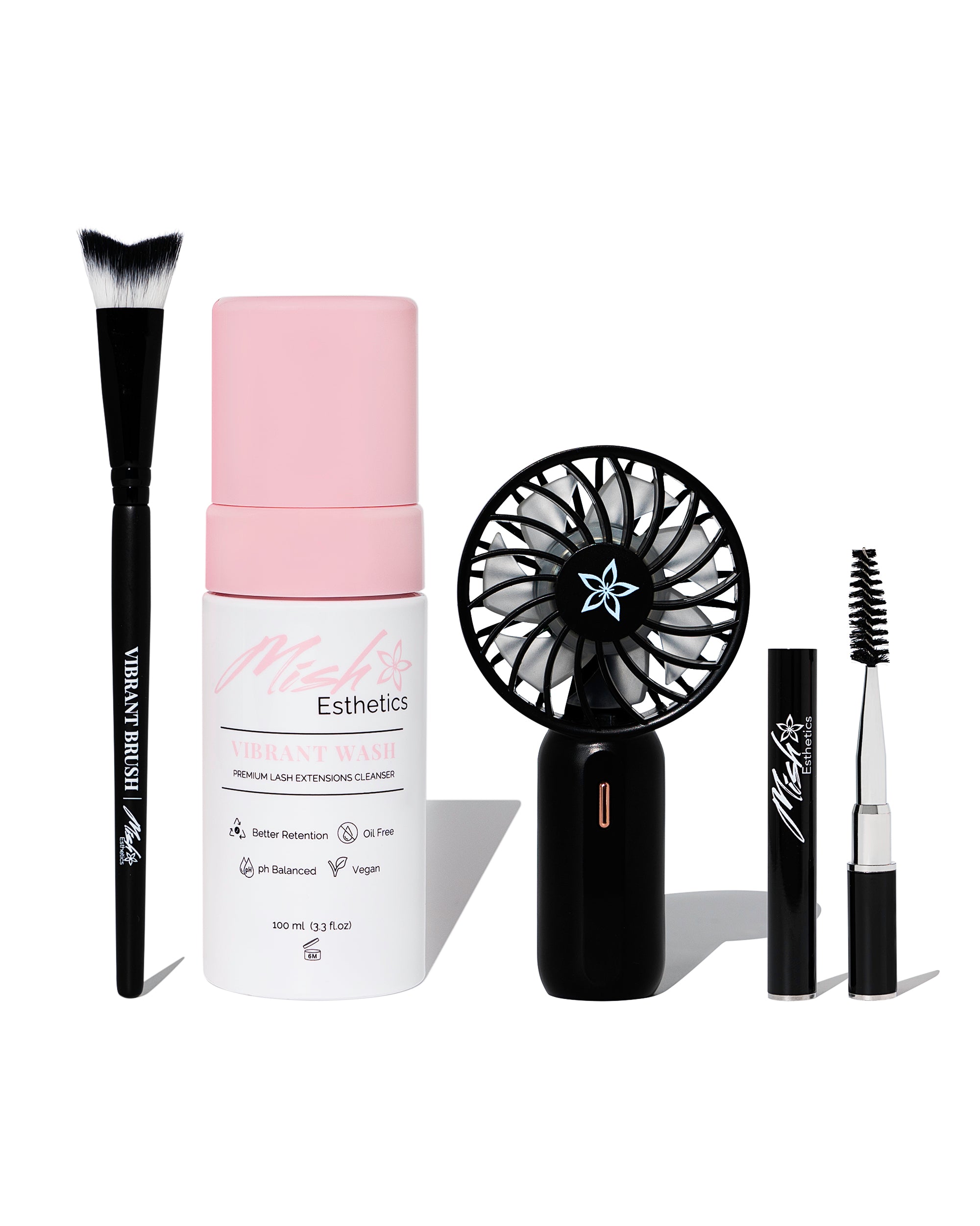 Vibrant Lash Cleansing Kit | For Hygiene and Retention – Mish