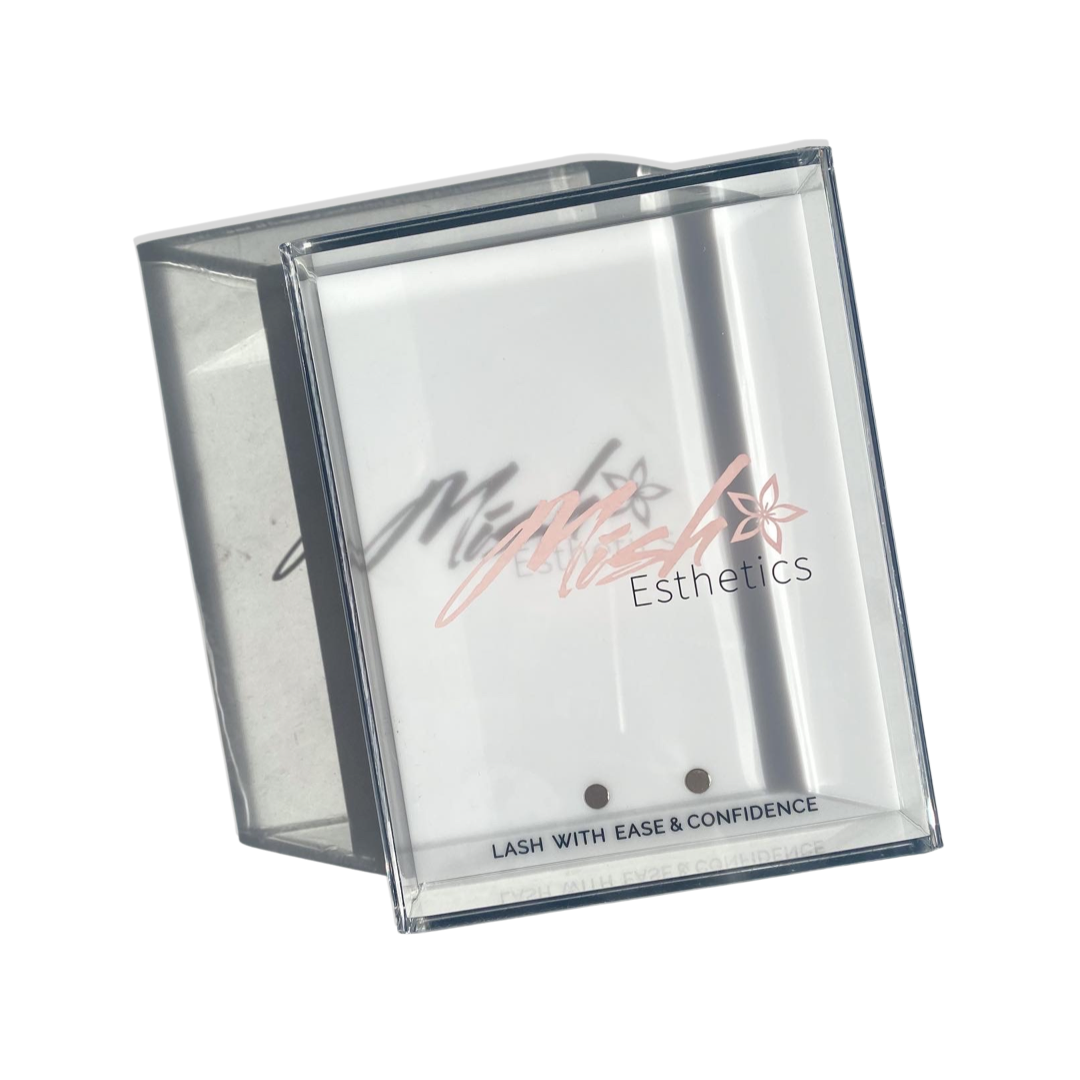 XL Acrylic Lash Tile in black with cover