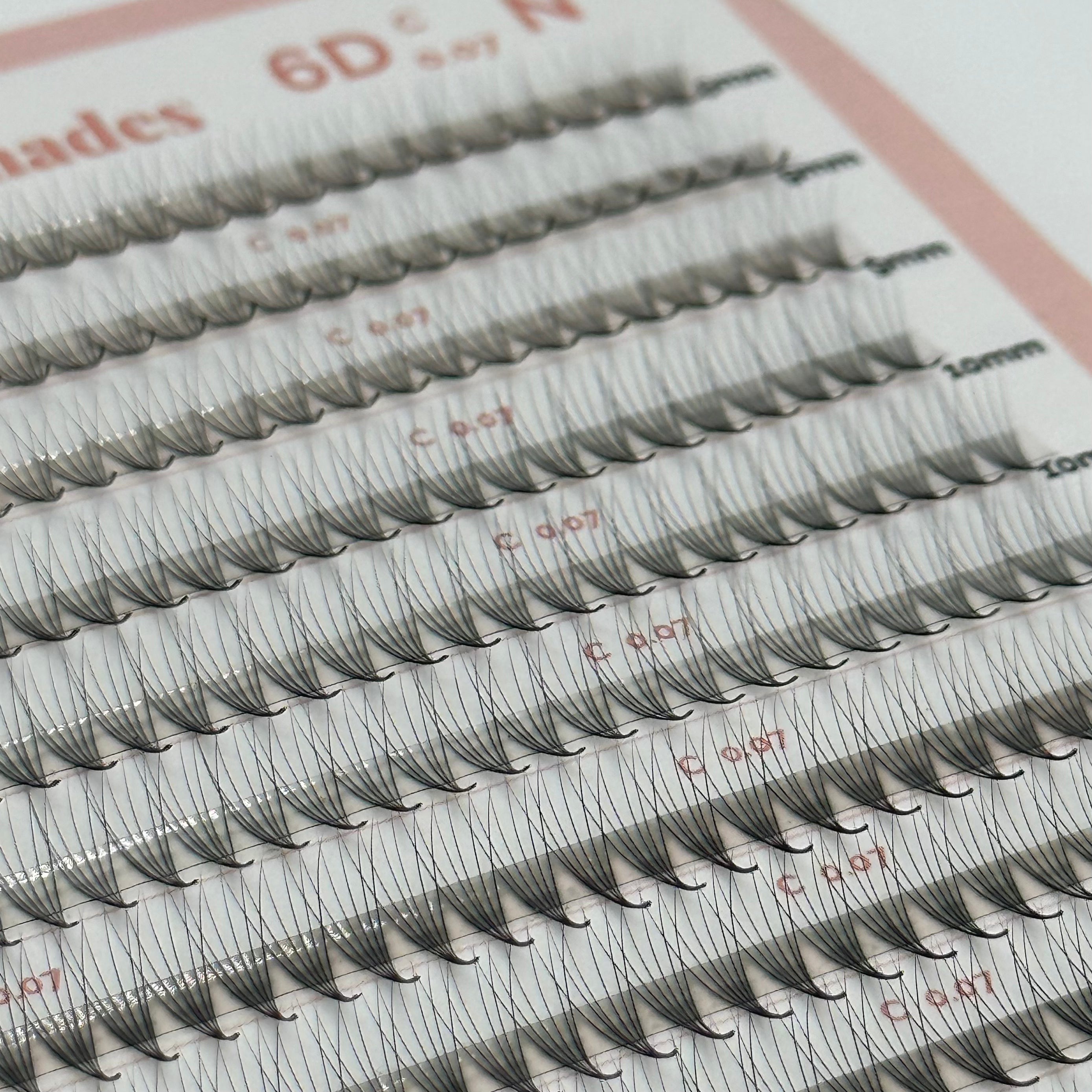 6D Narrow Promade Tile | Premade Lash Fans – Mish Esthetics